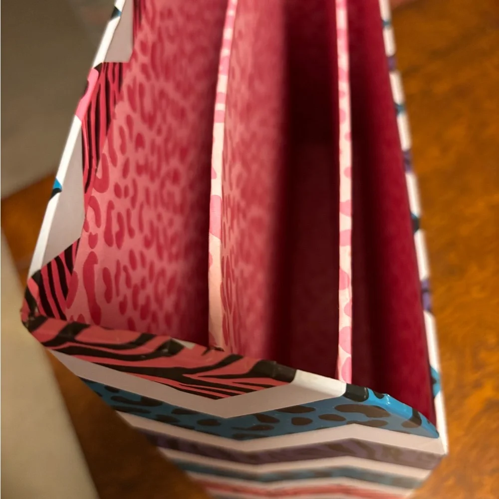 Zebra Print File Organizer